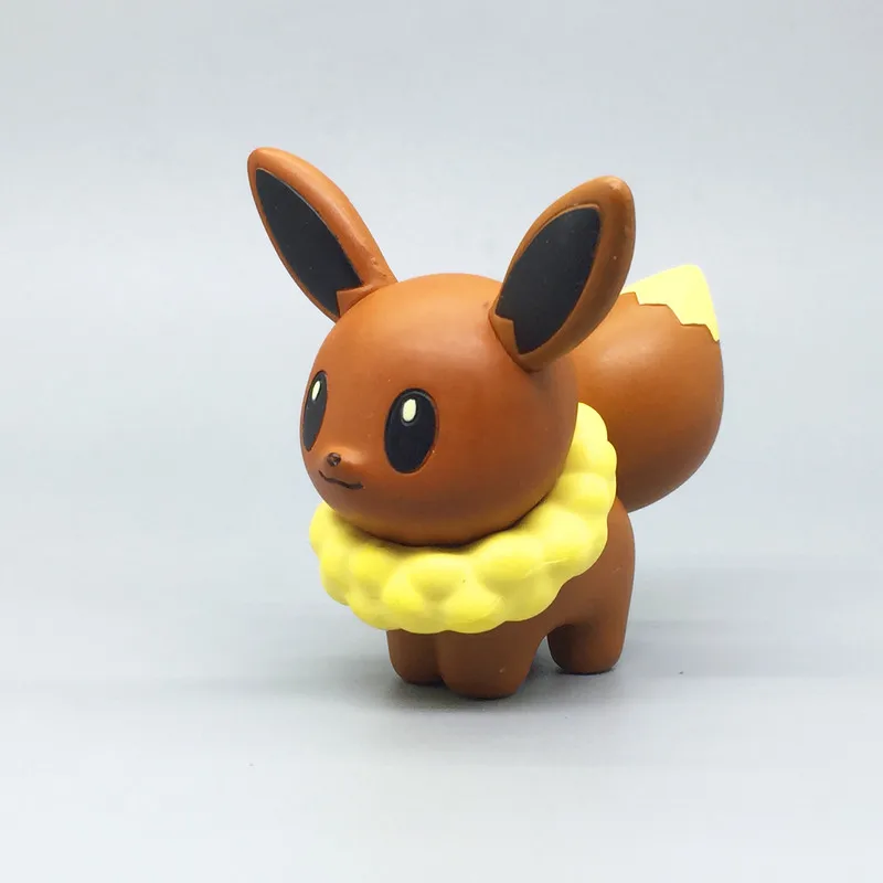 Оригинальная экшн фигурка покемона JAKKS подвижный Карманный Монстр totoстое Eevee