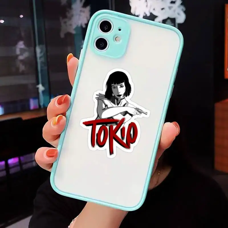 

Money Heist paper house tv movie Phone Case Matte Transparent for iPhone 7 8 11 12 s mini pro X XS XR MAX Plus cover funda