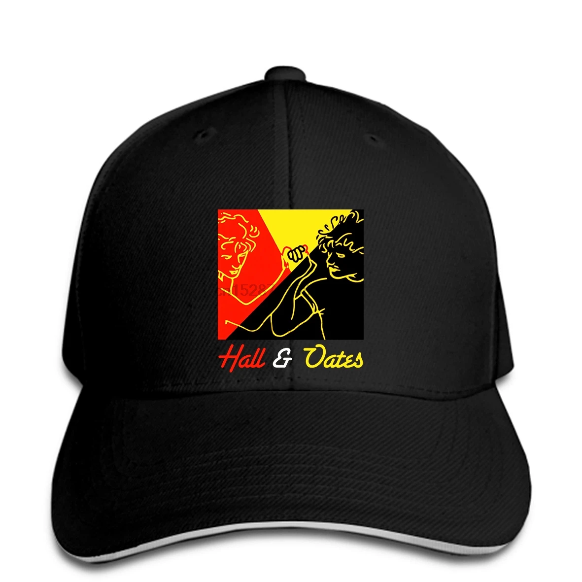 Зал И Оутс 1980S поп классические Бейсбол Кепка с прямым козырьком