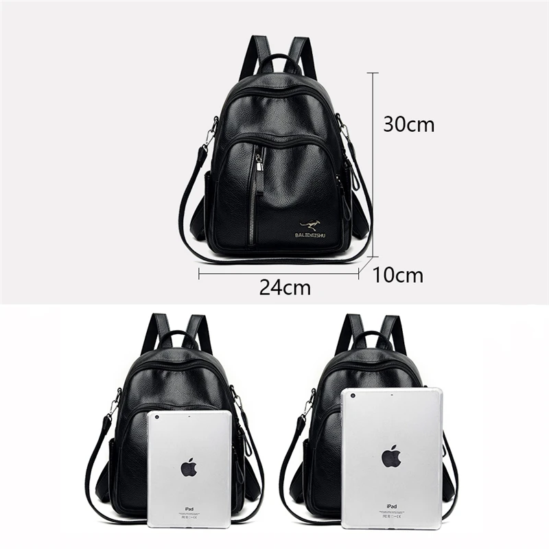 Высококачественная многофункциональная сумка через плечо из искусственной кожи