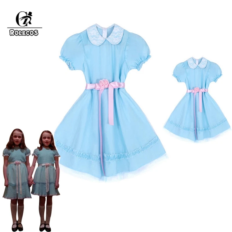 Детский костюм на Хэллоуин ROLECOS для косплея сияющих близнецов детское платье