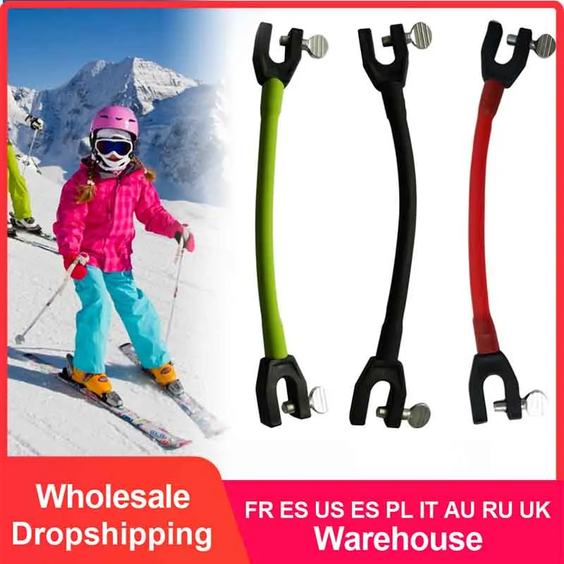 Безопасный коннектор для лыж уличный эластичный зажим зимняя защита детей