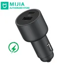 Автомобильное зарядное устройство Xiaomi, 100 Вт, быстрая зарядка 5A 1A1C, AUSB-C8 Вт, двойной порт, адаптер для зарядки, совместим с wit
