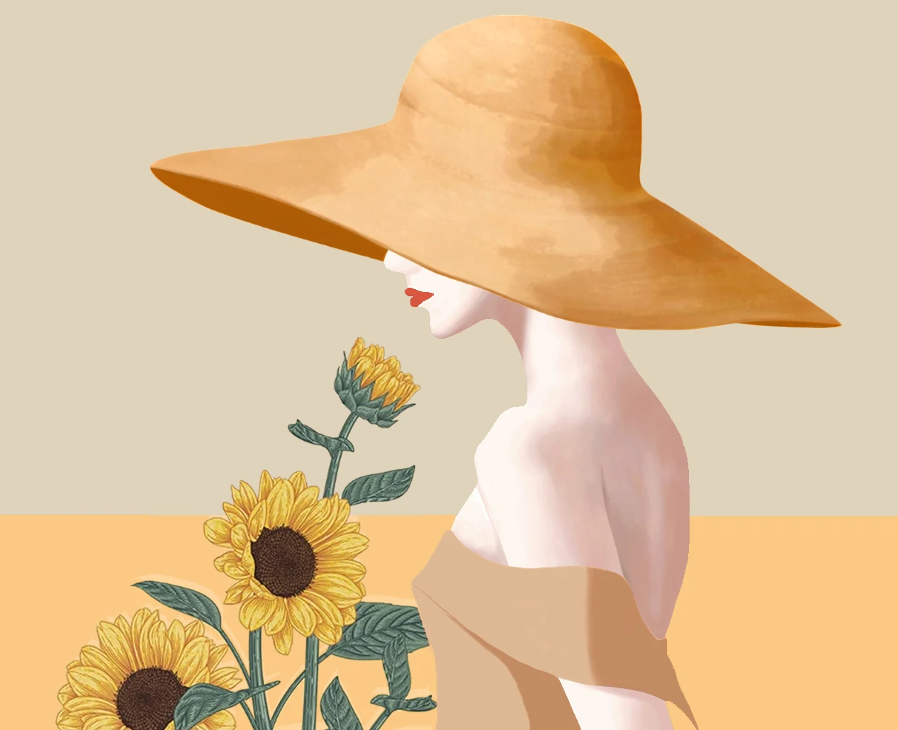 

Paints By Numbers Figure Girl in hat DIY Pictures Oil Painting By Numbers Set Gift Coloring By Numbers Canvas Wall Sets No Fram