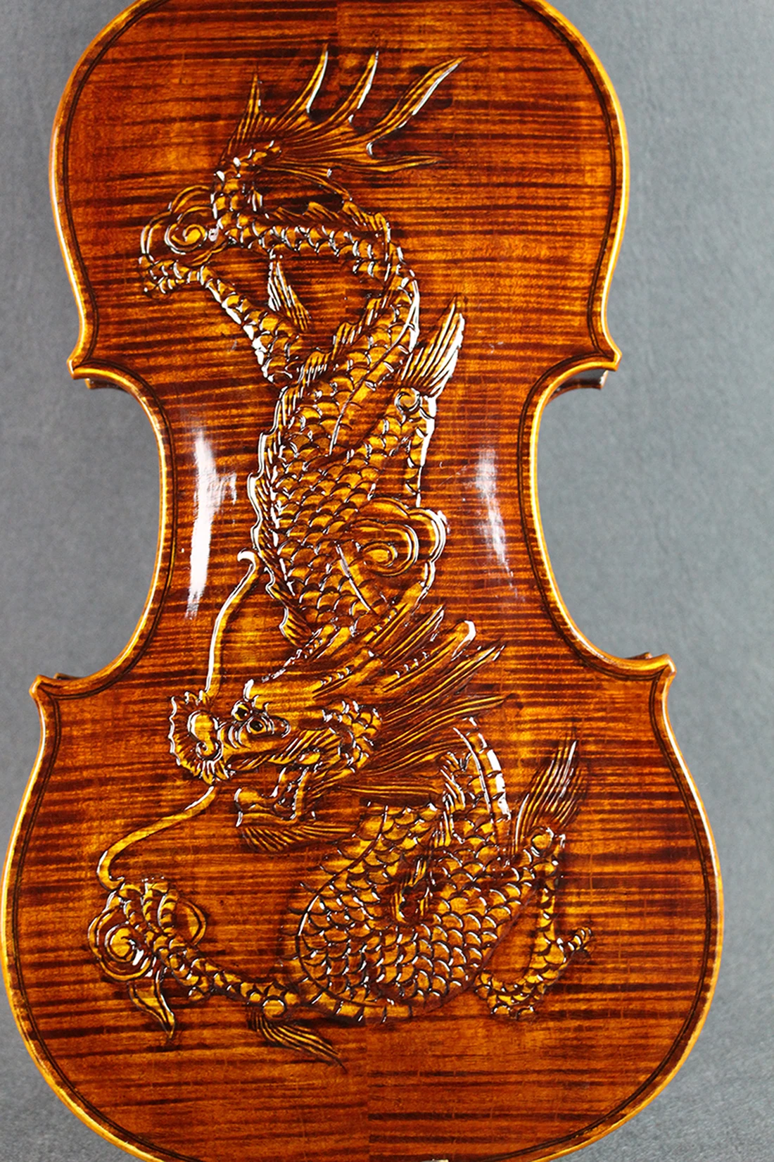 Скрипка 4/4 Дракон резная скрипка! Полностью ручная работа на скрипке дракона