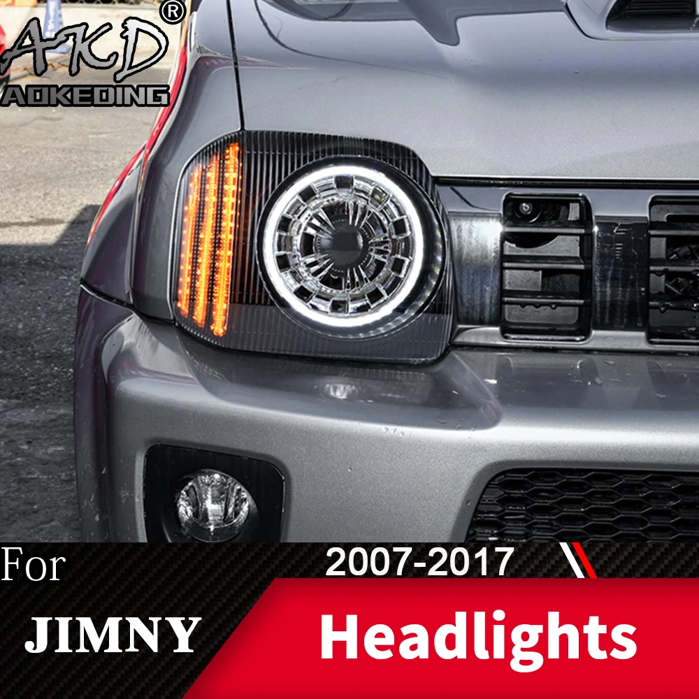 Фара для автомобиля Suzuki Jimny 2007- Jimny головной светильник s противотуманный светильник s дневной ходовой светильник DRL H7 светодиодный Биксеноновая лампа автомобильные аксессуары