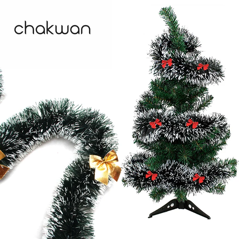 Рождественская подвеска Серебряная гирлянда металлические стримеры праздник