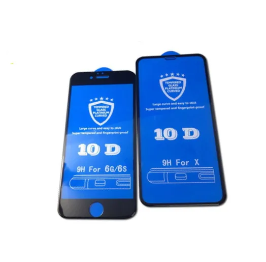 

Arvin 200 PCS 10D Full Glue Tempered Glass Screen Protective Protector Film for iphone 6S 7G 7 8 8G Plus X XS MAX XR