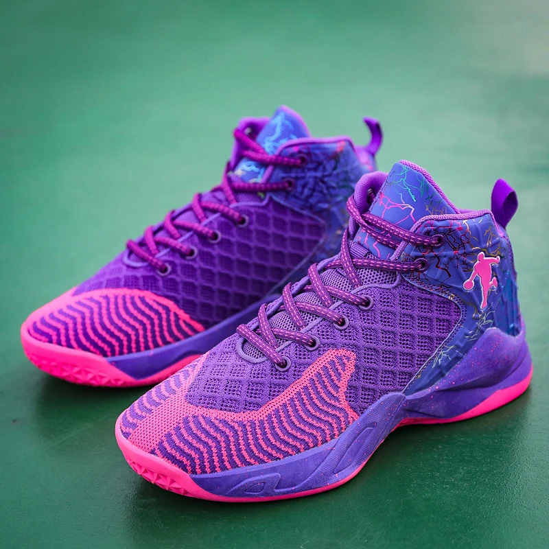 Баскетбольная обувь мужская дышащая спортивная с высоким верхом для улицы