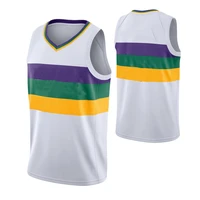 customized stitch new orleans basketball city jersey mens plain print training vest white williamson sports jerseys