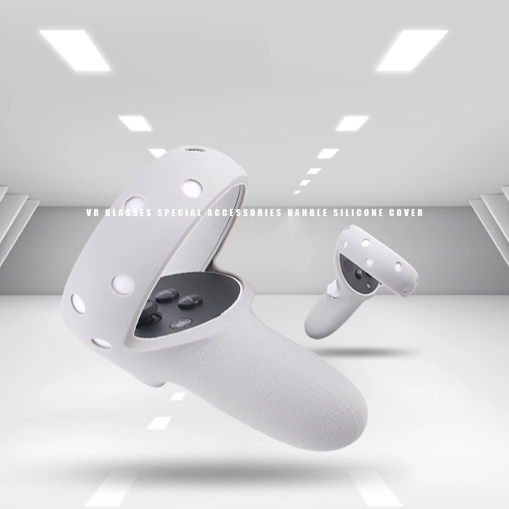 Для Oculus Quest 2 VR силиконовый чехол контроллер защитный рукав крышки на ручки для