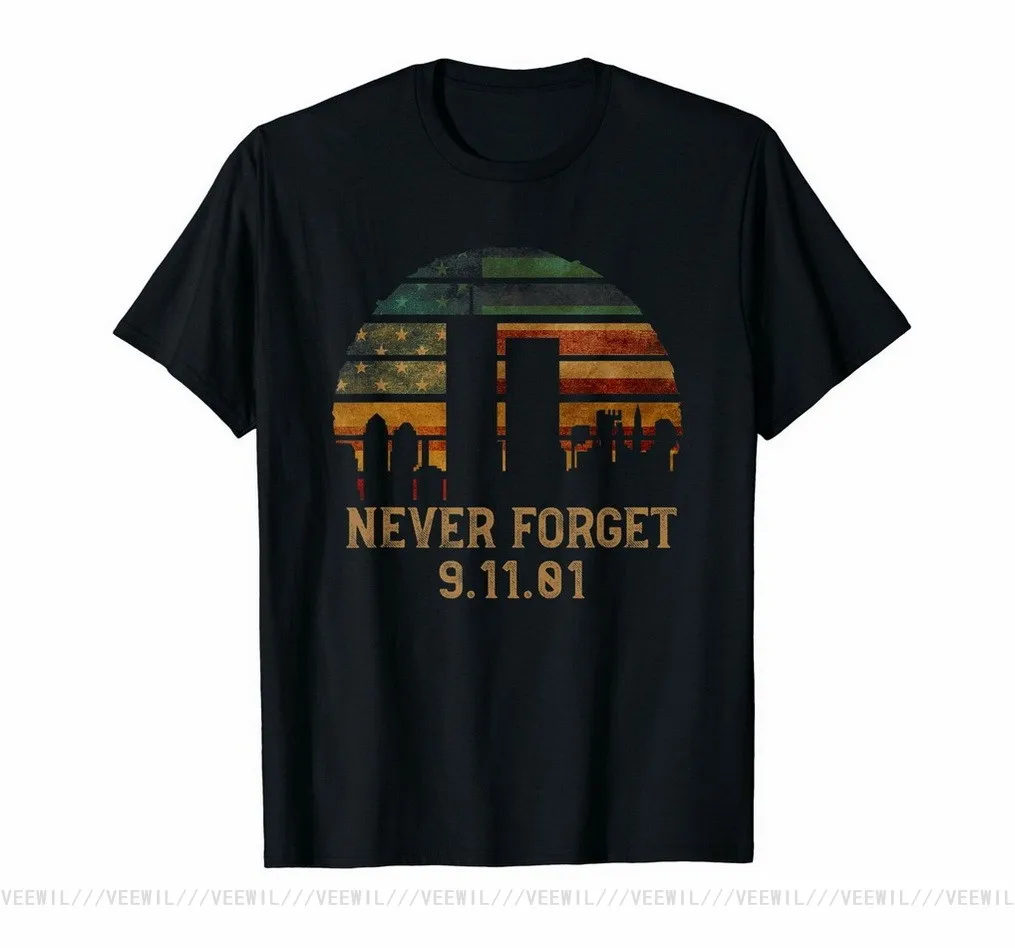 

Винтажные подарки 9.11.01, патриотические футболки с американским флагом, хлопковые футболки с коротким рукавом