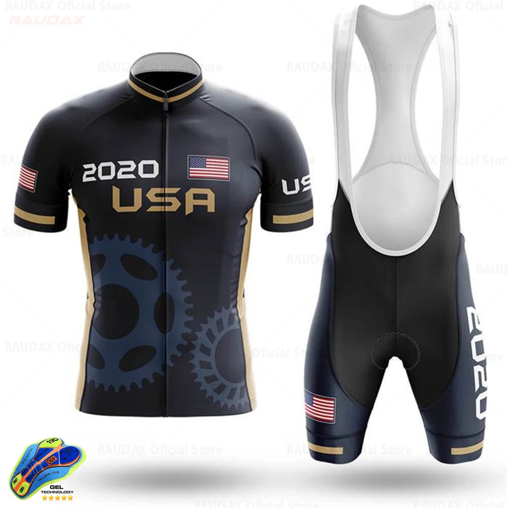 США одежда для велоспорта 2021 на заказ Ropa Ciclismo Hombre с коротким рукавом набор Mtb
