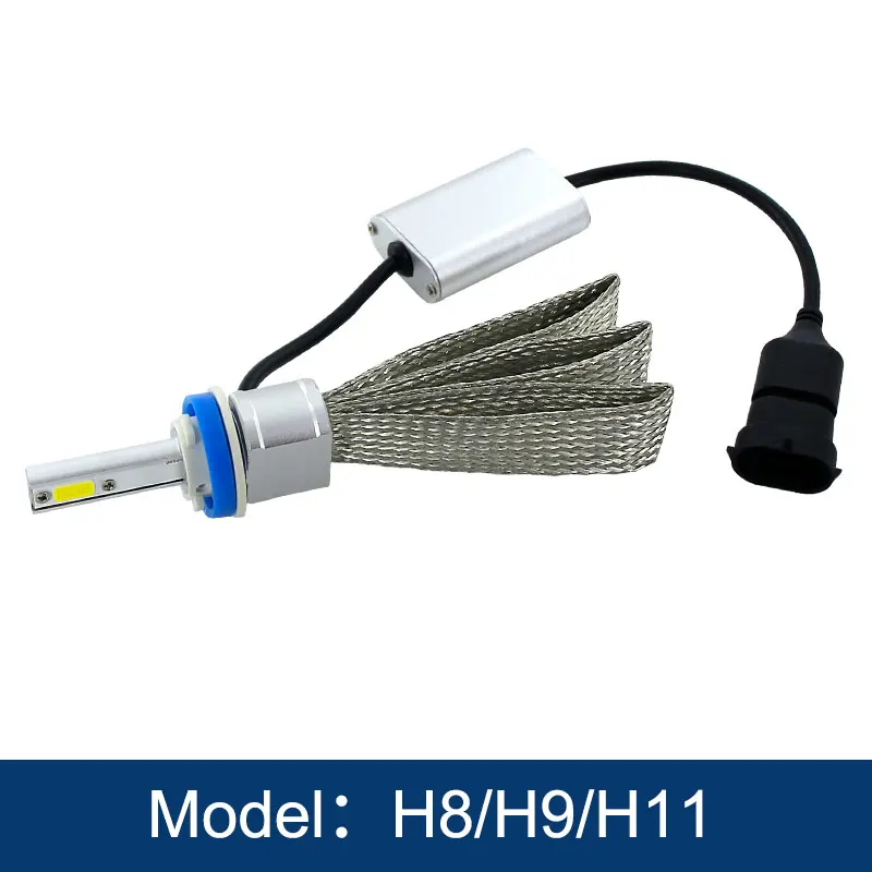 2x Plug& Play H1 H3 H4 H7 H8 H11 H9 9004 9005 HB3 H10 9006 HB4 9007 9008 светодиодный головной светильник 48 Вт светодиодный головной светильник s лампа противотуманных фар с возможностью креативного светильник