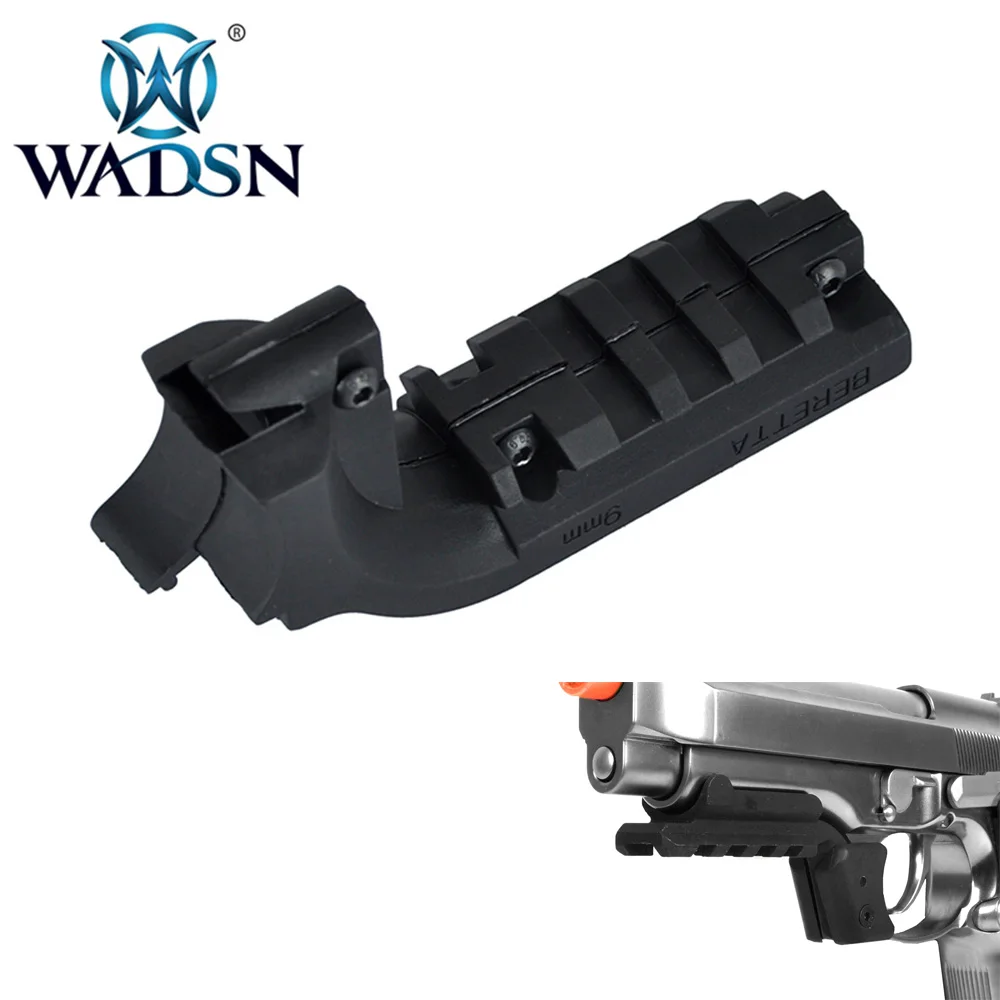 

WADSN Tactical BERETTA M9 MOUNT Airsoft Pistol 20mm Under Rail Mount Adapter Laser Mounts WPA0204 Softair Hunting Accessories