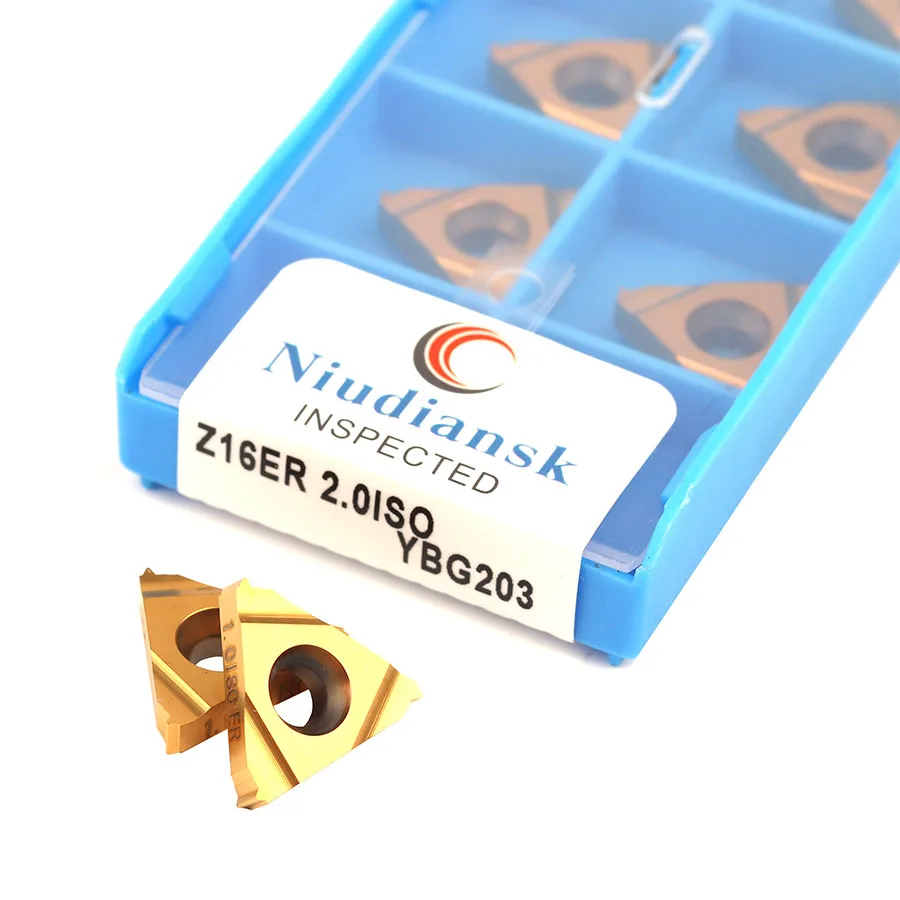 

Z16ER Z16IR 1.0ISO 1.5ISO 2.0ISO 2.5ISO 3.0ISO YBG203CNC Lathe Thread Turning Insert carbide blade for stainless steel and steel