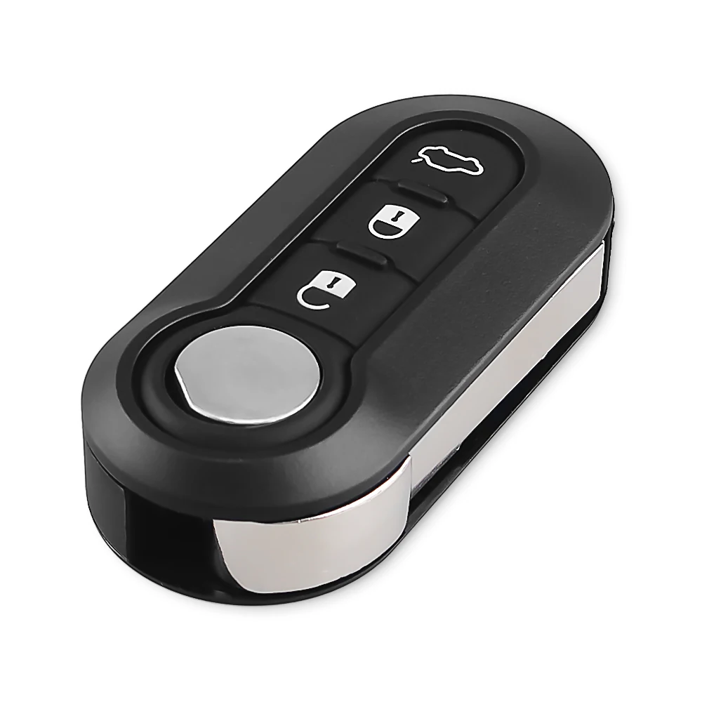 Складной автомобильный ключ KEYYOU с 3 кнопками для FIAT 500 Panda Punto Bravo Ducato Stilo Remote Auto Key Pad