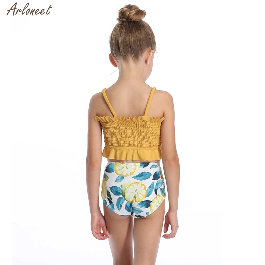 

Swimsuit Print Two Piece Matching Swimsuit Clothing Casual Summer Fashion Swimwear Beachwear Bikini For 2020 in Beach New