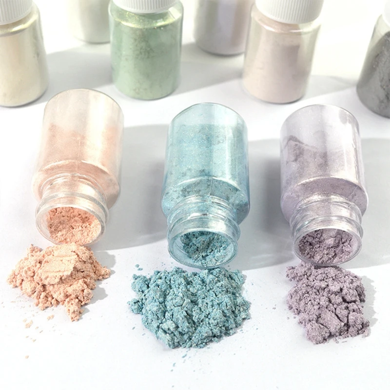 

Polarizing Powder Resin Pigment Dye UV Resin Epoxy DIY 9 Colors Dyes Candle Making Make-up Nails Etc