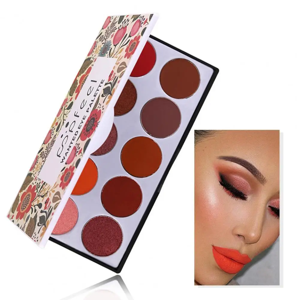 

Eyeshadow Palette Pearlescent Square Non-Fading Makeup Glitter Matte Eyeshadows Powder