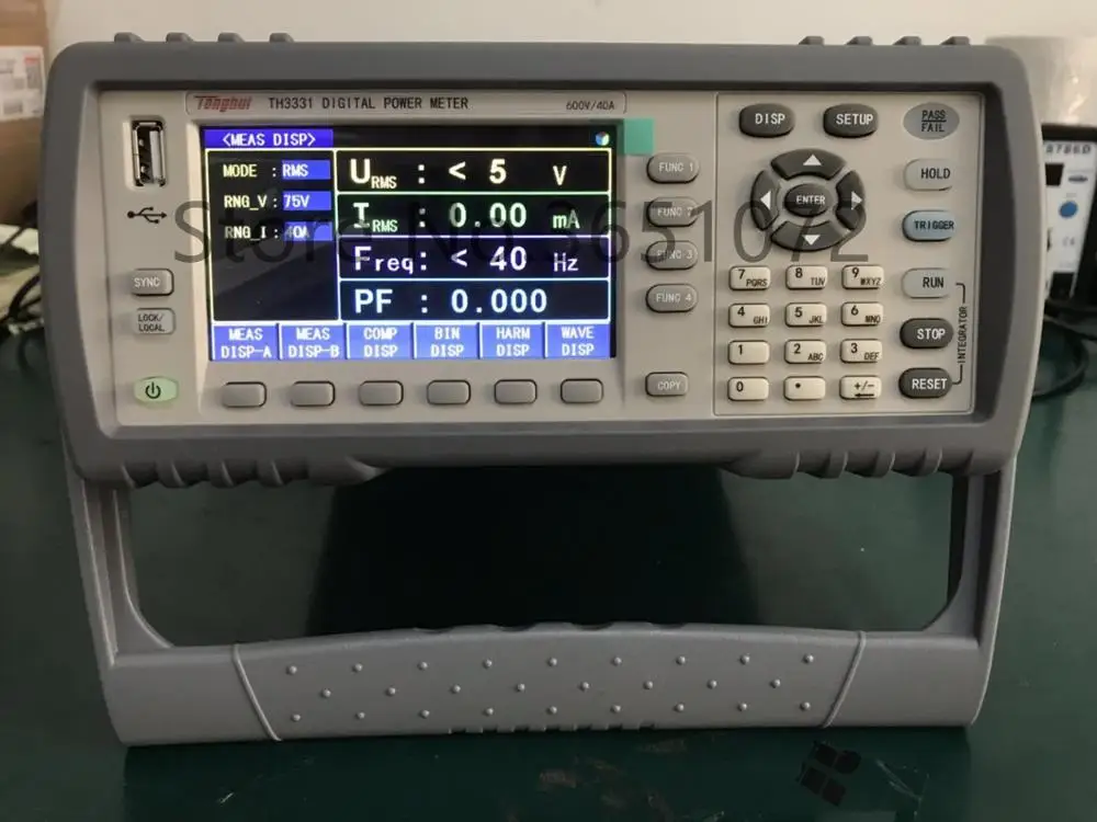 Цифровой измеритель мощности TH3331 AC/DC с тестом осциллограммой гармоническим
