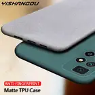 Тонкий матовый чехол из песчаника для Xiaomi Redmi Note 10 Pro 10S 11s 11T Mi 10T 11 Lite 5G Poco X3 GT NFC F3 M3 Pro, мягкий чехол, чехлы