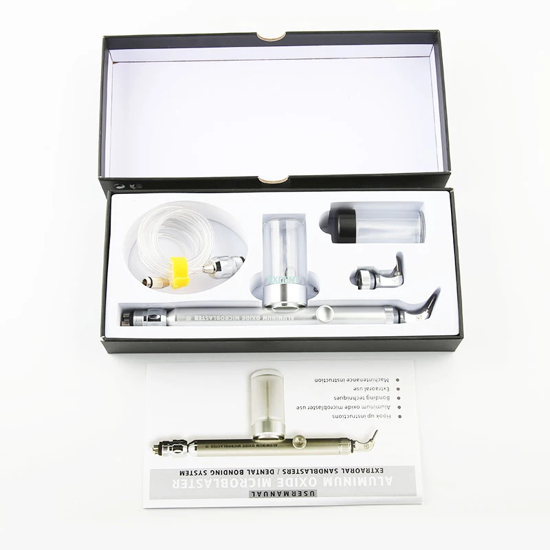 New Dental Aluminum Sandblaster Dentist Low Air Abrasion Sandblasting System Aluminum Oxide Dental Air Polisher