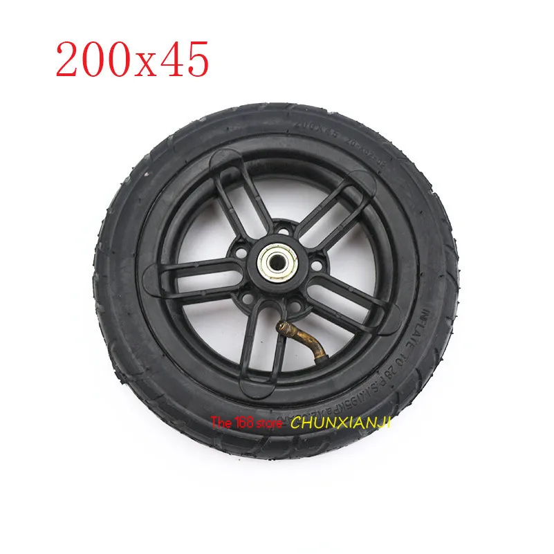 Колесо с внутренним отверстием 8 мм 10 хорошее качество колесо 200x45 дюймов шиной и
