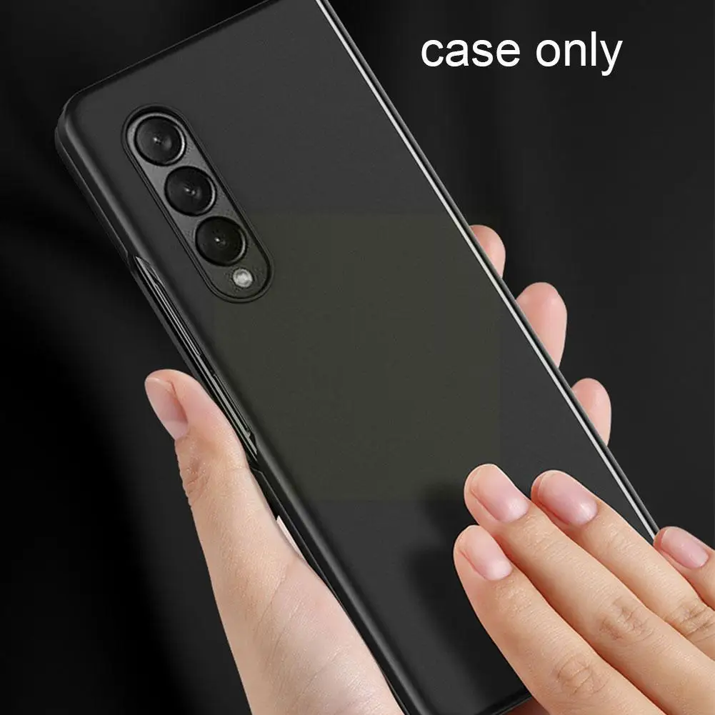 Кожаный чехол для телефона Z Fold 3 5g 2 из углеродного волокна Fold3 Full Protector Capa S5r9 |