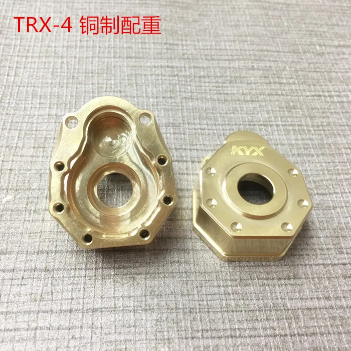 KYX гоночный латунный тяжелый внешний корпус портального привода для 1/10 Rc