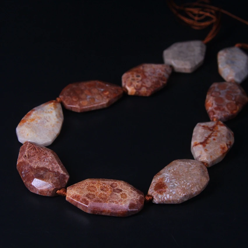 10-11 шт./нить натуральные оранжевые хризантемы искусственные бусины коралловые