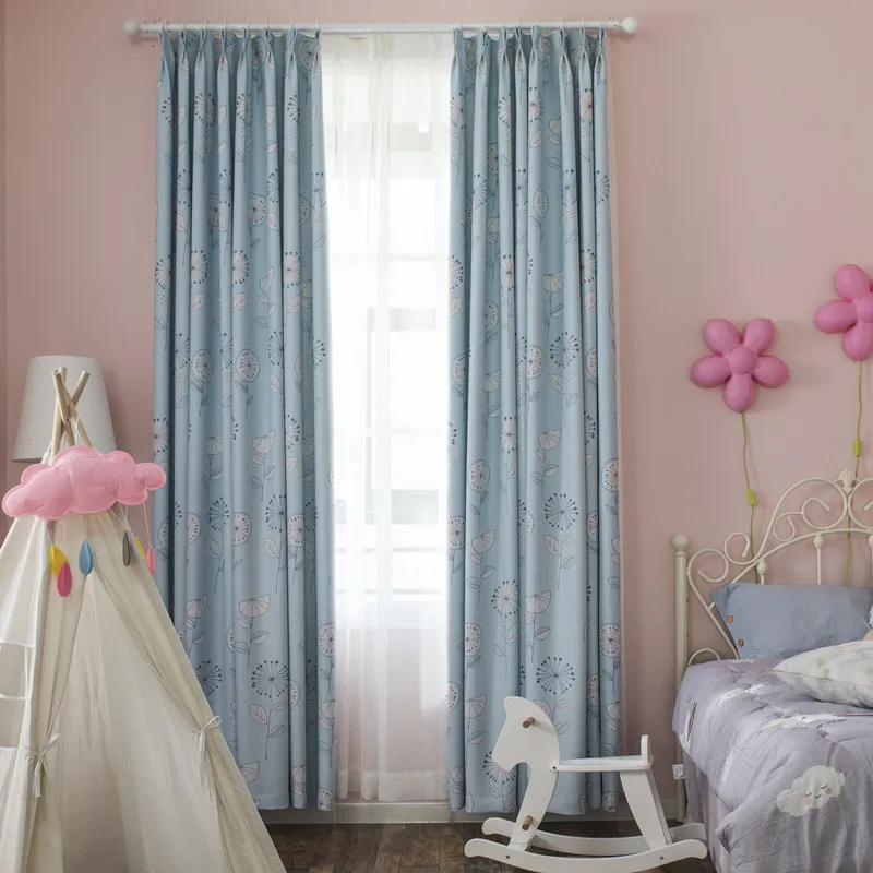 Мультяшные занавески для гостиной столовой спальни детской комнаты готовая