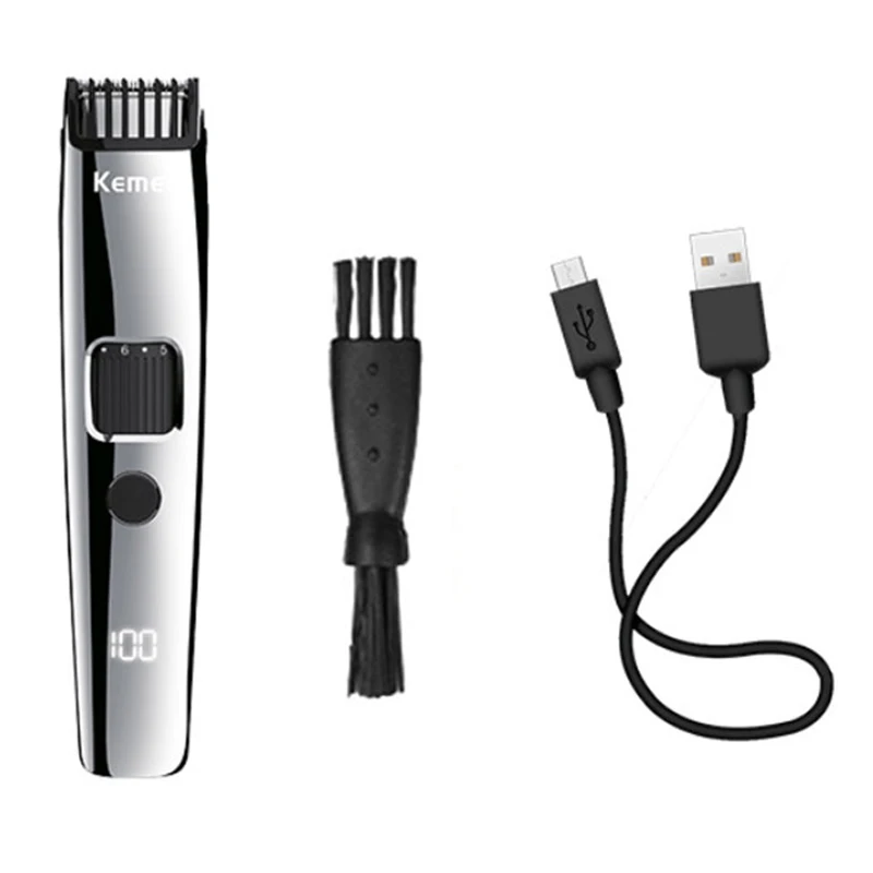 1-10mm adjustable beard trimmer for men rechargeable electric facial clipper hair stubble machine 19 length setting |