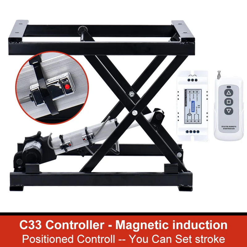 Electric Scissor Lift Up Coffee Table Mechanism DC 12V 24V Top Laboratory Computer Wheelchair Adjustable Lifting Platform Column |