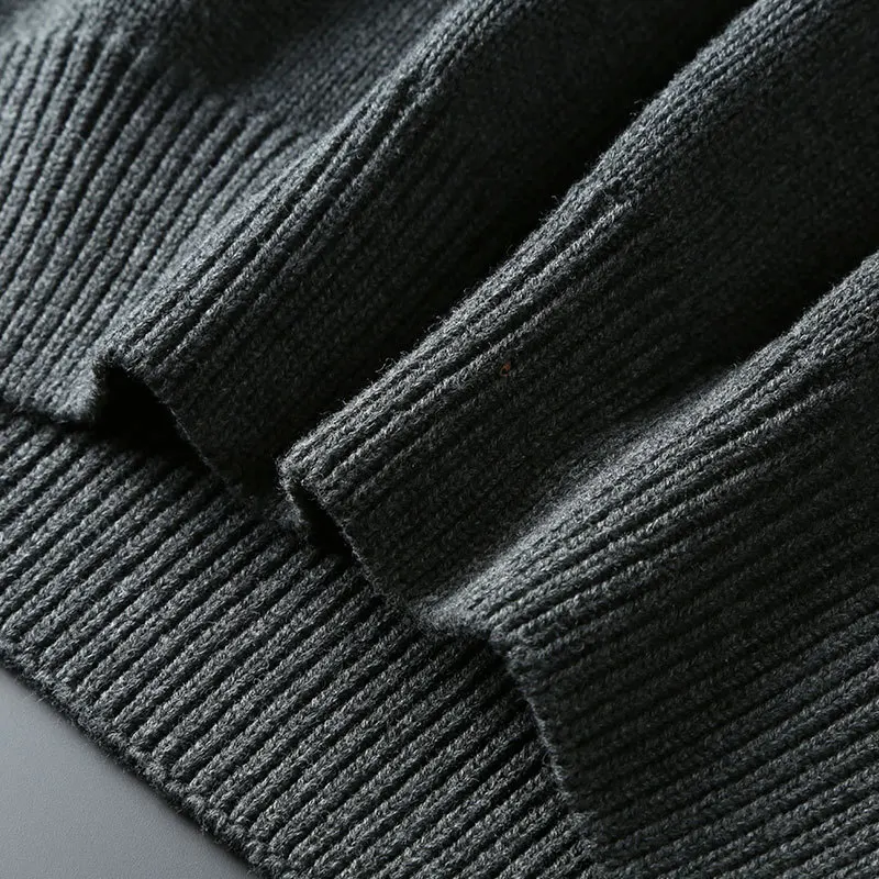 

High Quality Thicken Pullover Men Sweater Autumn Winter Clothing Vintage Jumper Pull Homme Mens Korean Clothes Knitted Sweater