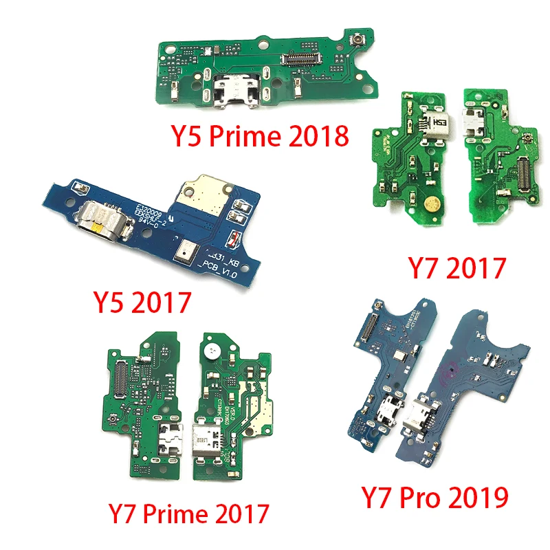 USB зарядное устройство док станция разъем гибкий кабель для Huawei Y6 Y5 Y7 Pro Y9 Prime 2017 2018