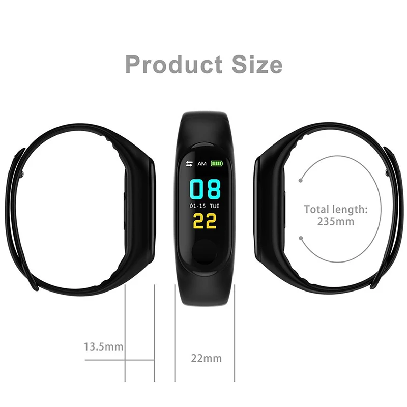 Спортивный смарт-браслет фитнес-трекер для здоровья и сна монитор кровяного