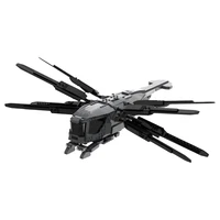 moc atreides ornithopter building blocks kit dragonfly plane arrakis planet thopters aircraft brick model kid brain toys gift