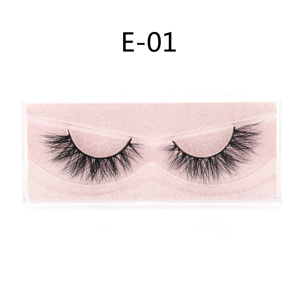 3D норковые ресницы перекрещивающиеся ручная работа полная полоска для глаз 34