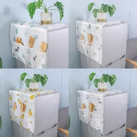 waterproof washing machine coat dustproof refrigerator cover animal fruit pattern sun dust protection case household accessories