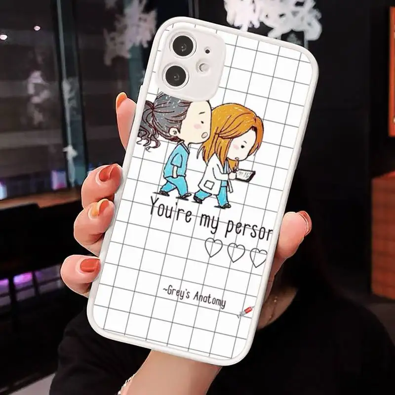 

TV series you are my person black chessboard Phone Case Matte Transparent for iPhone 7 8 11 12 s mini pro X XS XR MAX Plus cover