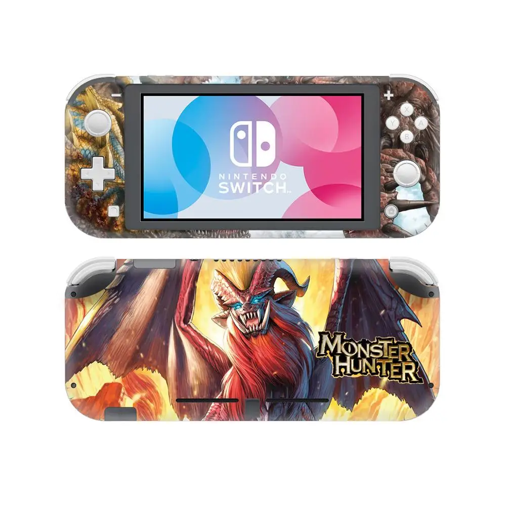 Наклейка на кожу Monster Hunter Для Nintendo Switch Lite консоль и контроллер переключатель