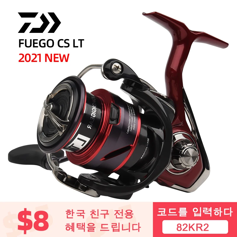 2021 DAIWA FUEGO CS LT спиннинговая Рыболовная катушка 6 + 1 шарикоподшипник макс. 12 кг ZAION V