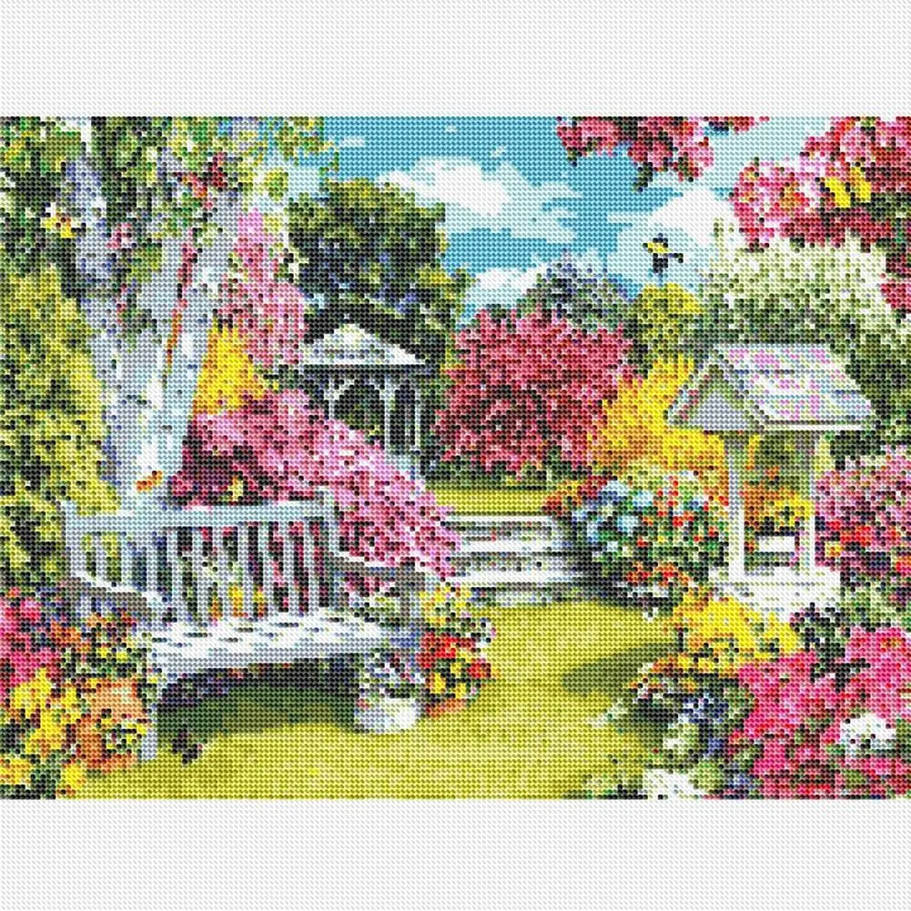 

5D Diy Diamond Painting Landscape Scenery Full Round Diamond Mosaic Daimond Embroidery Rhinestones Mountains And Rivers Decor