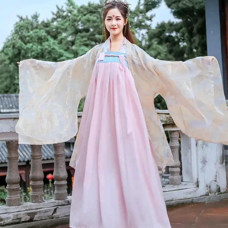 Традиционное сказочное платье ханьфу одежда для древнего китайского народного