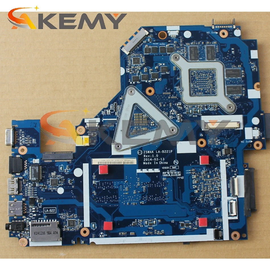 

AKEMY For Acer aspire E5-551G E5-551 PC Motherboard Z5WAK LA-B221P REV 1.0 NBMLE11003 NB.MLE11.003 R7 M265 GPU