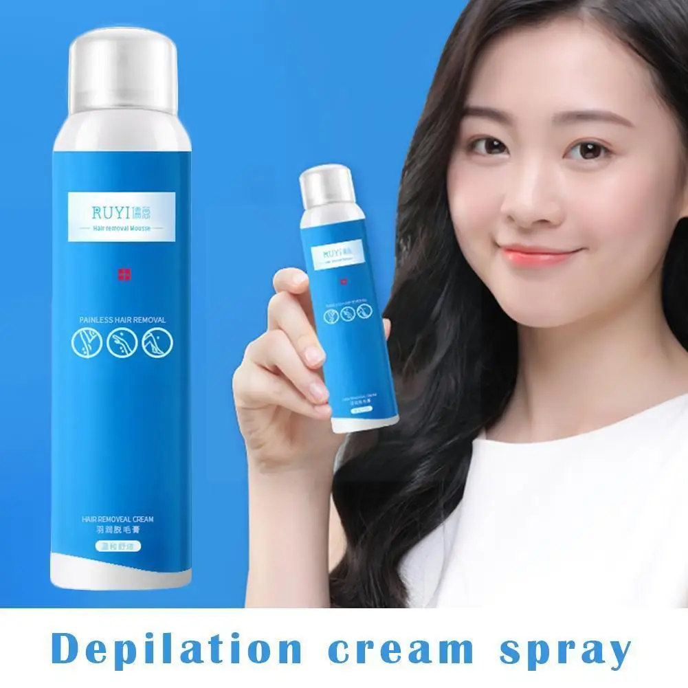 

Painless Hair Removal Spray Foam Depilation Spray Mousse Removal Removal Hair Removal Hair Cream Spray Hair Universal Foam L1Z4