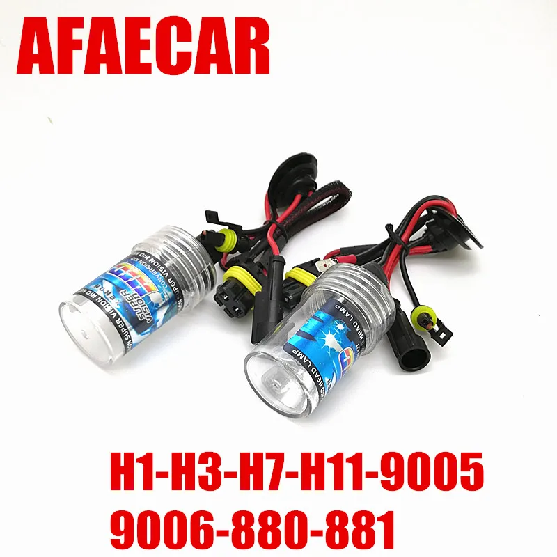 1 пара ксеноновых ламп HID 12 В 35 Вт H1 H3 H7 H11 9005 9006 880 881 автомобильный ксеноновый