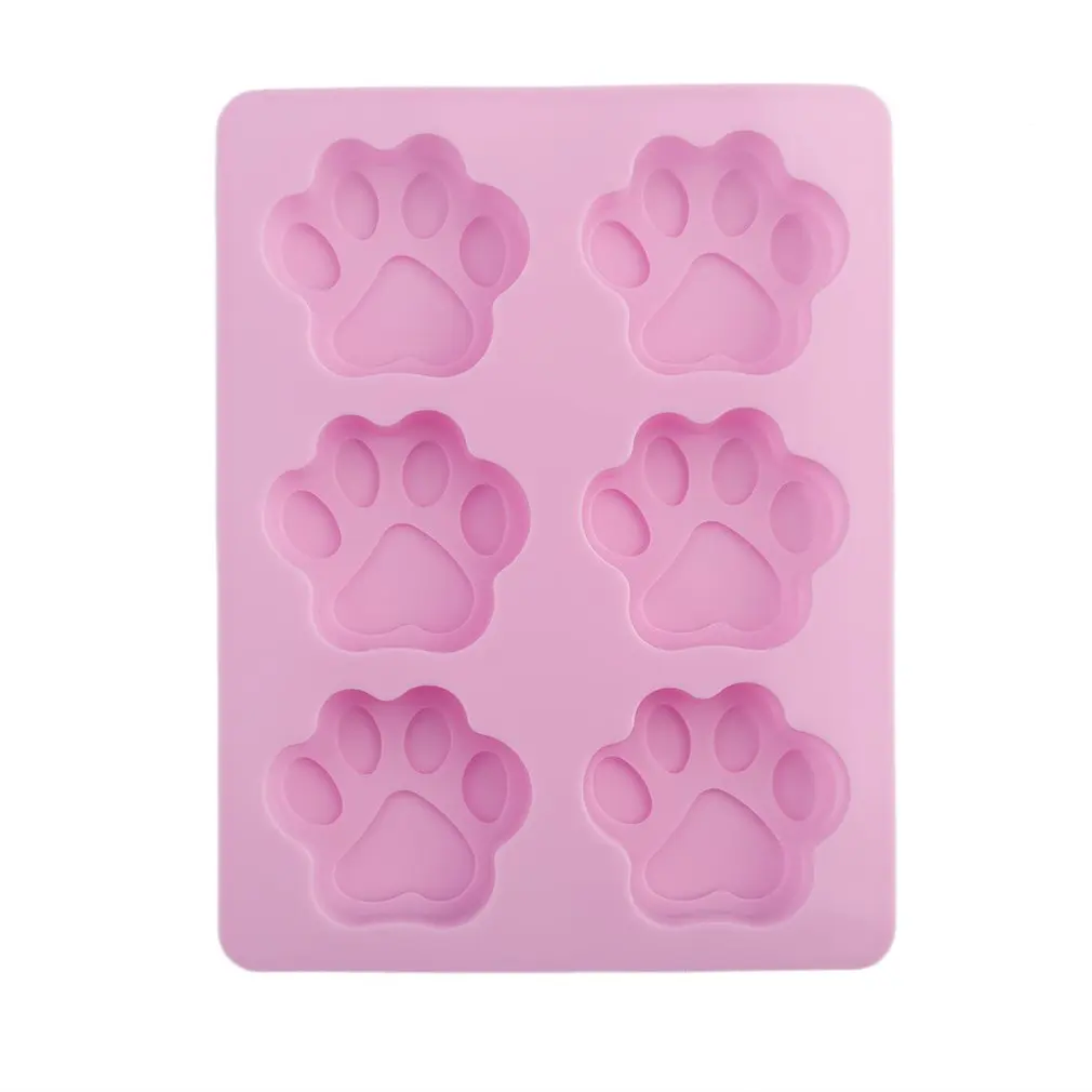 Лидер продаж формы для выпечки печенья силиконовая форма в виде собачьей лапы