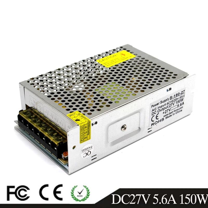 Импульсный источник питания небольшого объема DC12V DC15V DC18V DC24V DC27V 150 Вт
